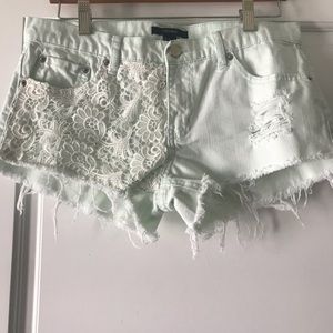 Light blue shorts